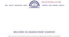Desktop Screenshot of churchpointcharter.com.au